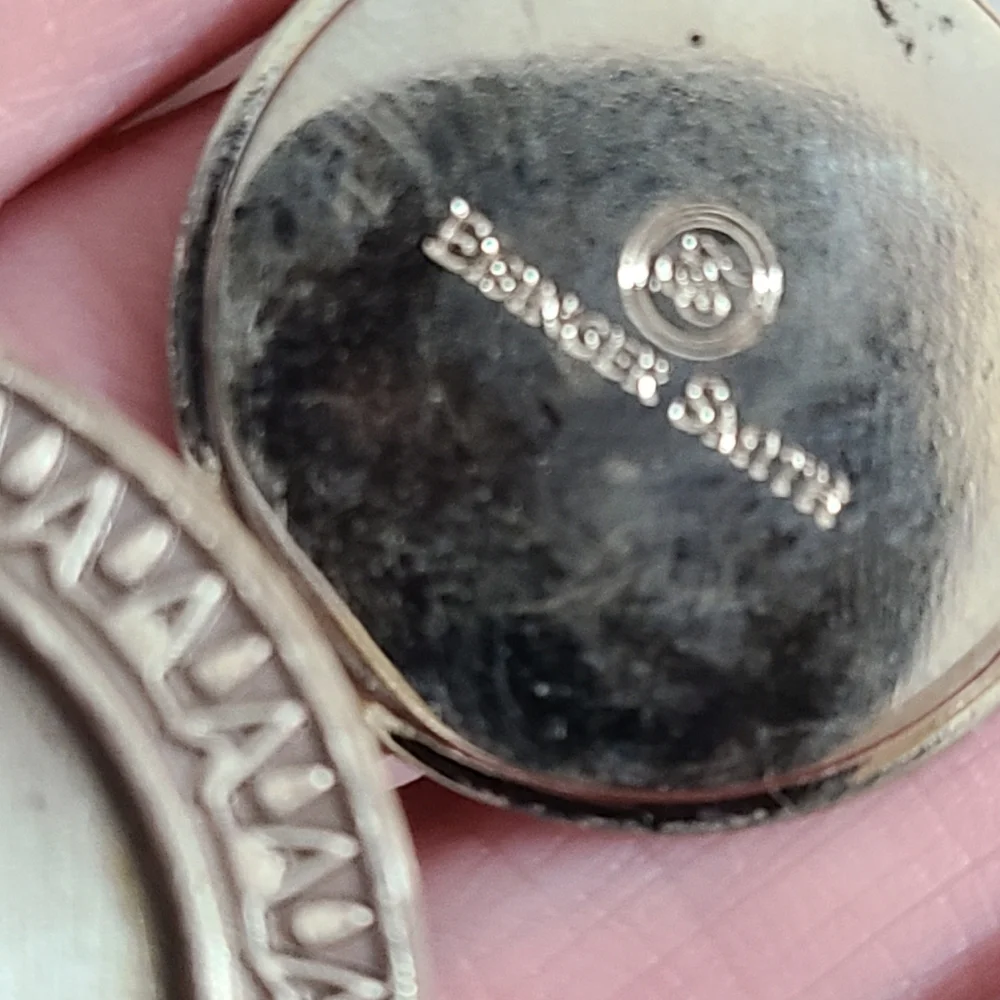 Vintage golf money clip divot tool marker EISINGER SMITH Williamsburg ford's col